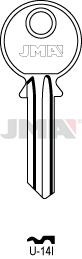 Schlüsselrohling - U-14I