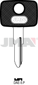 Schlüsselrohling-Plastikkopf - DAE-5.P
