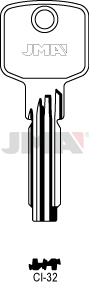 Schlüsselrohling Spezialprofil - CI-32