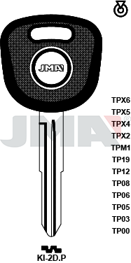 Transponder-Schlüsselrohling - TP00KI-2D.P