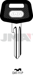 Schlüsselrohling-Plastikkopf - DAT-11.P