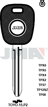 Transponder-Schlüsselrohling - TP00TOYO-15.P2