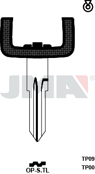 Transponder-Schlüsselrohling - TP00OP-S.TL