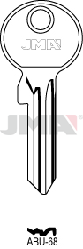 Schlüsselrohling - ABU-68
