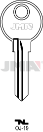 Schlüsselrohling - OJ-19