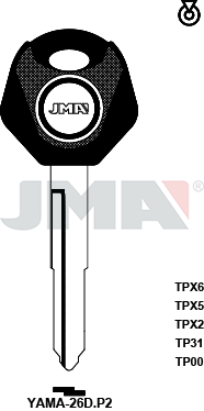 Transponder-Schlüsselrohling - TP00YAMA-26D.P2