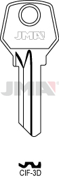 Schlüsselrohling - CIF-3D
