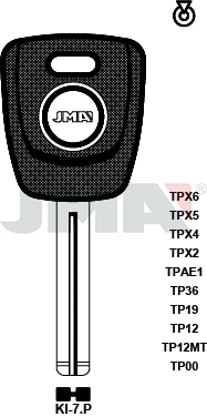 Transponder-Schlüsselrohling - TP00KI-7.P
