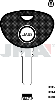 Transponder-Schlüsselrohling - TP00BM-7.P