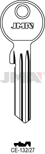 Schlüsselrohling Spezialprofile - CE-132/27