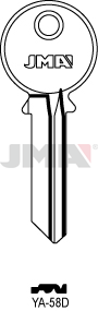 Schlüsselrohling Spezialprofile - YA-58D