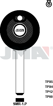 Transponder-Schlüsselrohling - TP00SMR-1.P