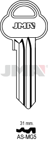 Schlüsselrohling - AS-MG5