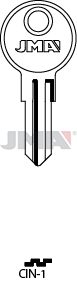 Schlüsselrohling - CIN-1