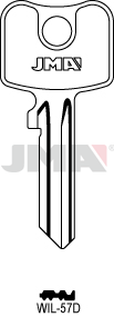 Schlüsselrohling Spezialprofile - WIL-57D