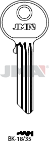 Schlüsselrohling Spezialprofile - BK-18/35
