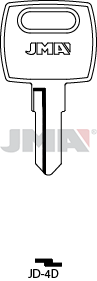 Schlüsselrohling Spezialprofile - JD-4D