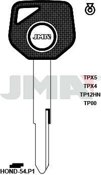 Transponder-Schlüsselrohling - TP00HOND-54.P1