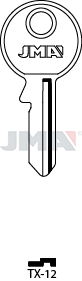 Schlüsselrohling - TX-12