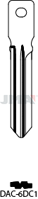 Spezial Autoschlüssel - DAC-6DC1
