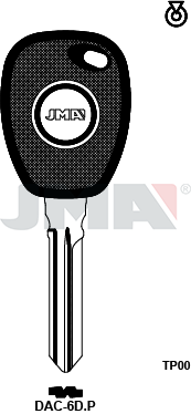 Transponder-Schlüsselrohling - TP00DAC-6D.P