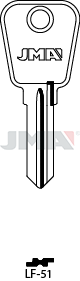 Schlüsselrohling - LF-51