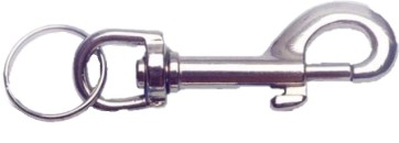 Karabinerhaken vernickelt