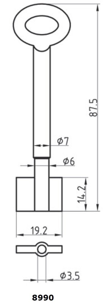 Doppelbartrohling - 8990