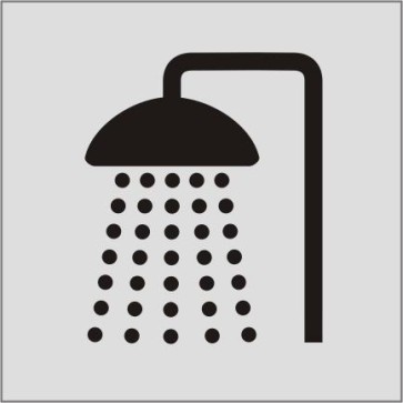 Dusche Aluminiumschild 9746-E
