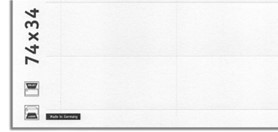 Druckbogen für Ansteckschild