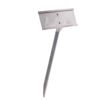 Etiketten-/Schilderhalter aus Aluminium Höhe 700mm