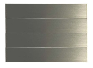 infoNORM Komplettschild 105x63 mm mit 3 Deckschilder 105x21 mm