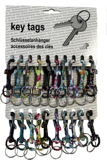 Karabinerhaken farbig Selbstbedienung 20 Stück K 95
