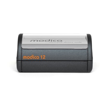 modico 12 Stempel Gehäuse schwarz