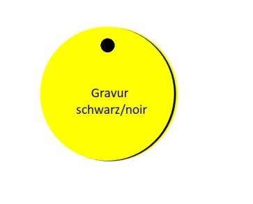 RONDEN dr. 30 mm 3-Schicht mit Loch