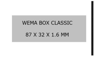 WEMA BOX CLASSIC PLY silber
