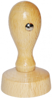 woodico Holzstempel selbstfärbend rund