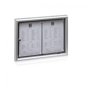 Anschlagkasten modern 2xA4