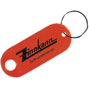 Schlüsseletiketten mit Aufdruck und Ringanschluss 10.131