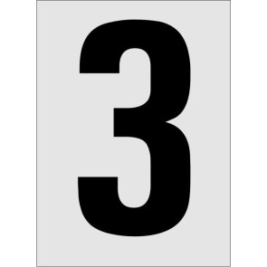 Nummer 3 Aluminiumschild 1183-E
