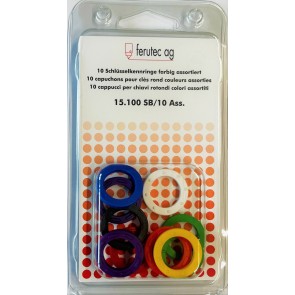 Schlüsselkennringe 10 Stück Selbstbedienung 15.100