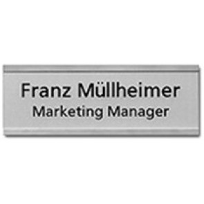 Ansteckschild aus Aluminium 1520