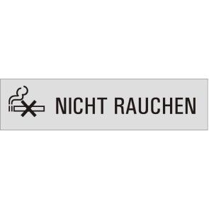 NICHT RAUCHEN Aluminiumschild 27064-E