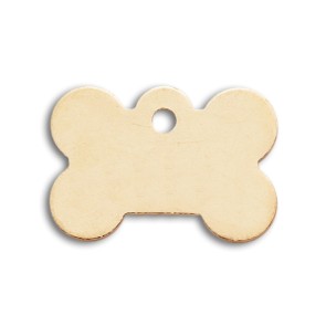 Kleintieranhänger Knochen aus Messing