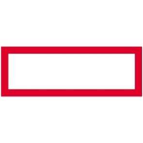 Hinweisschilder leer zur Selbstbeschriftung