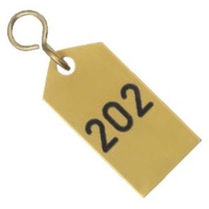 Hotelschlüsselanhänger ALU