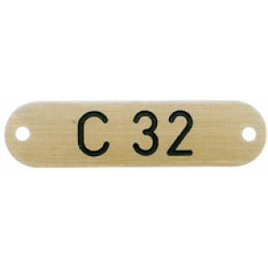 Türschild Messing Nr. 61798