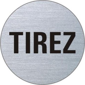 TIREZ Edelstahlschild 7196