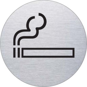 Rauchen erlaubt Edelstahlschild 7543