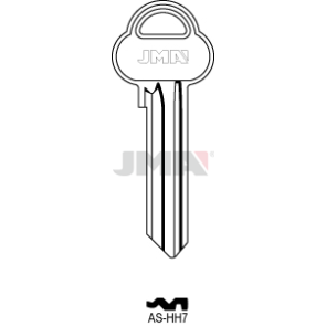 Schlüsselrohling - AS-HH7